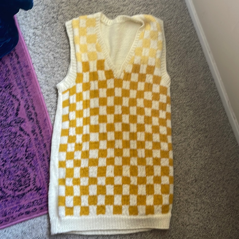 Handmade, checkered vest